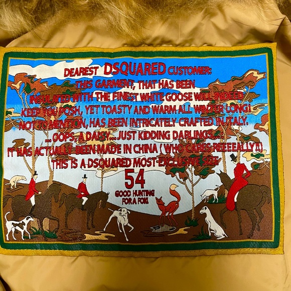 Dsquared down jacket
With Raccoon Fur. - Picture 3 of 13